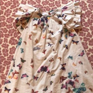 Lindsey Berns colorful butterfly dress